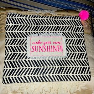Make your own sunshine cosmetic/makeup etc bag